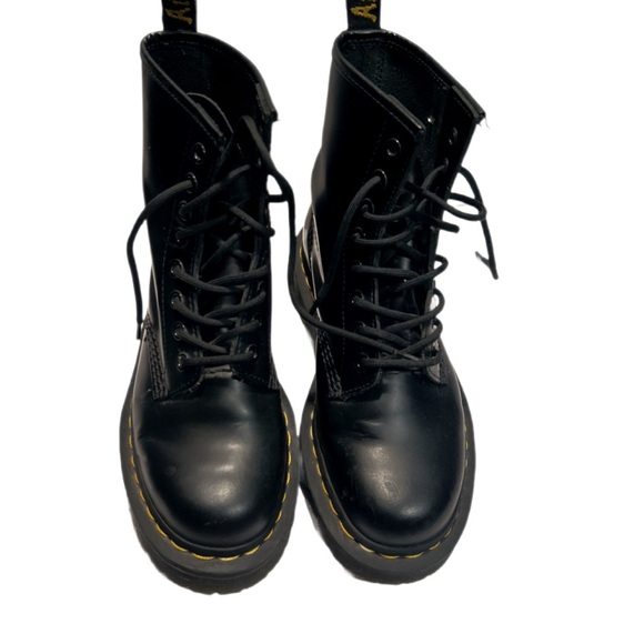 Dr. Martens 1460 Bex Black Smooth Leather Combat Boots | Size 5 - Picture 2 of 7